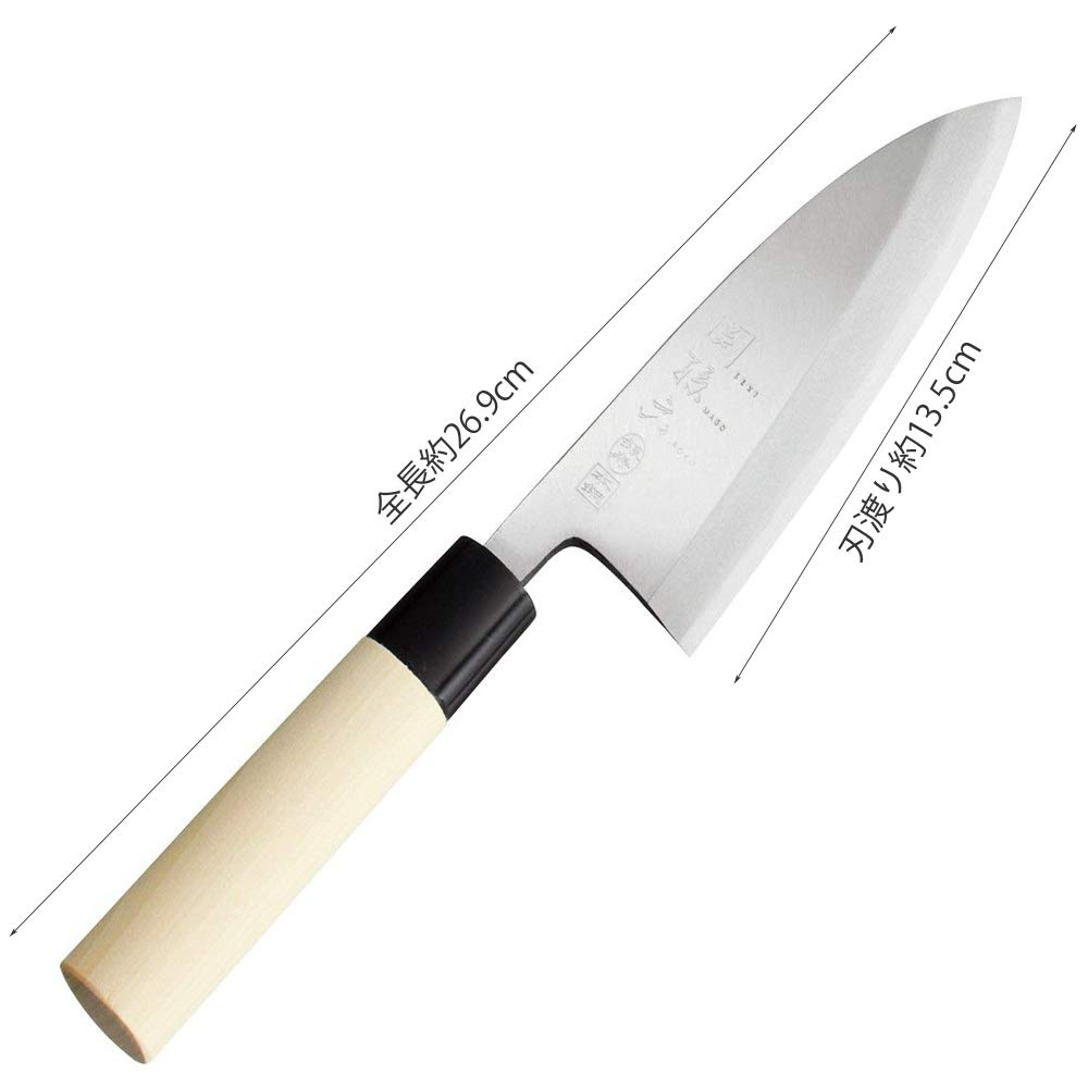 Amazon｜貝印 KAI 出刃包丁 関孫六 銀寿 本鋼 135mm 日本製 AK5201
